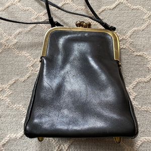 Vintage coach double kiss lock bag